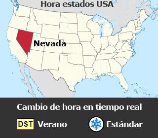 hora en las vegas.